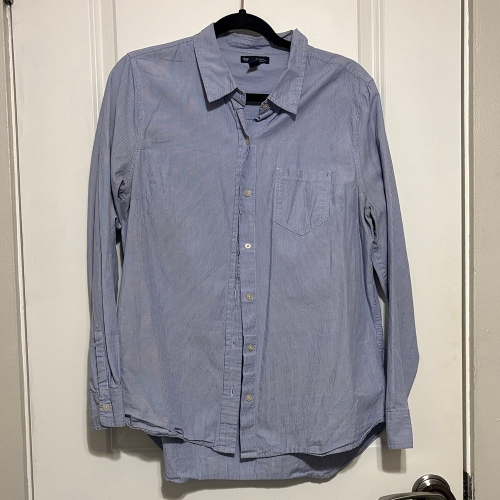 GAP Sky Blue Button-Down Shirt